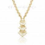 18ct Gold Silk Necklace Set