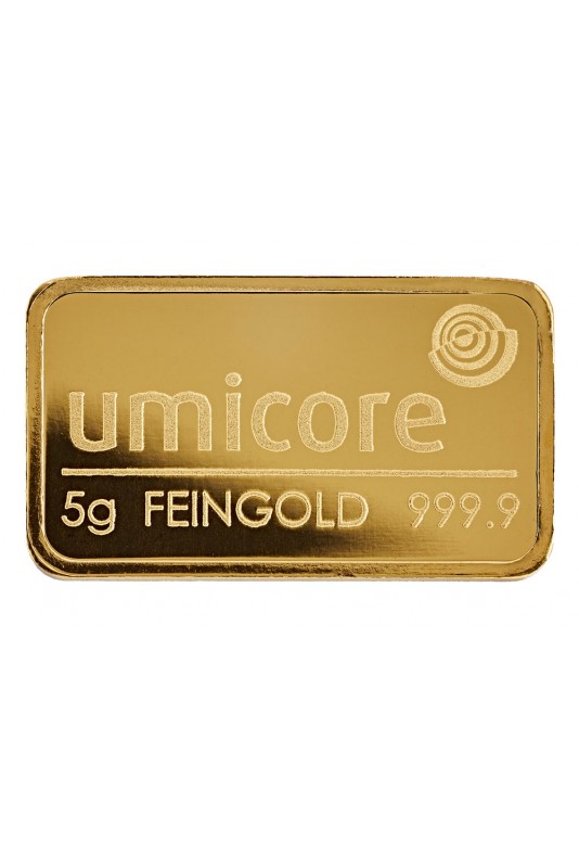 Umicore 5g Minted Gold Bar