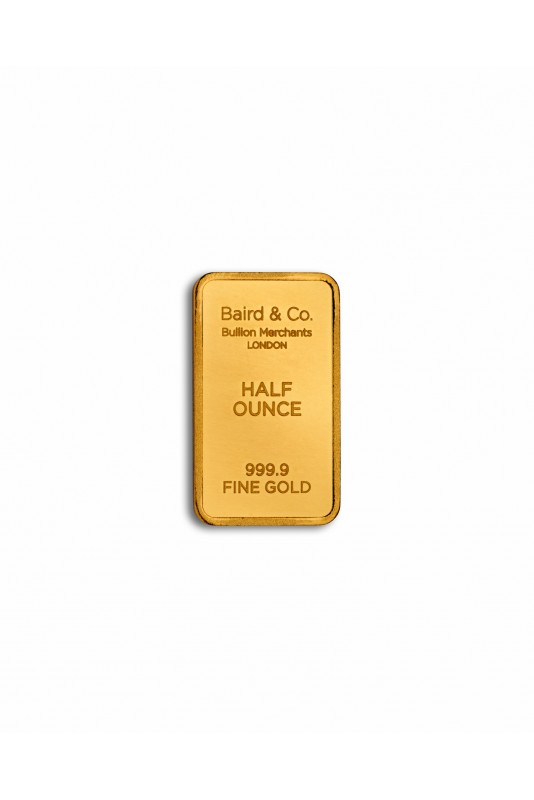 Baird & Co 1/2oz Gold Minted Bar