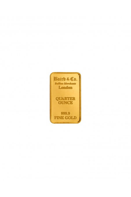 Baird & Co 1/4oz Gold Minted Bar