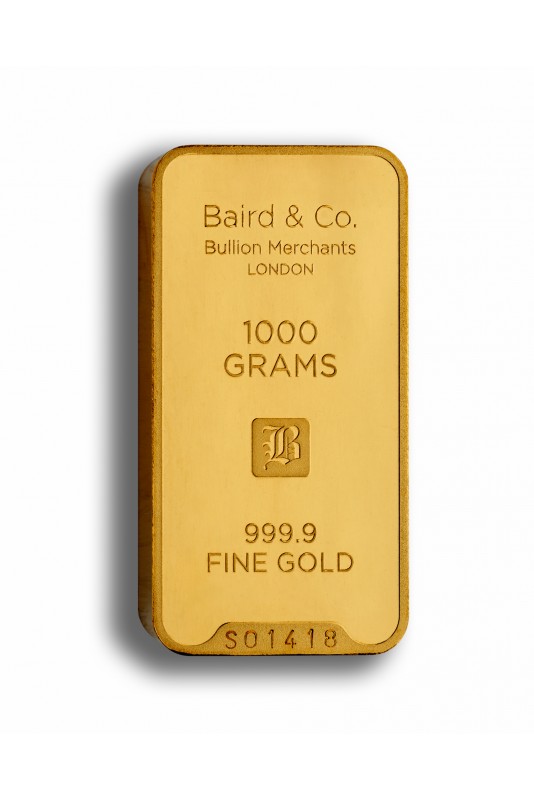 Baird & Co 1KG Gold Minted Bar