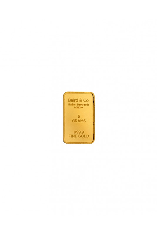 Baird & Co 5g Gold Minted Bar