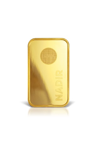Nadir Metal 1oz Minted Gold Au Gram Bar 999.9