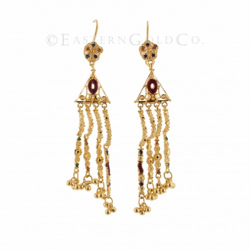 22ct Gold Ladies Earrings