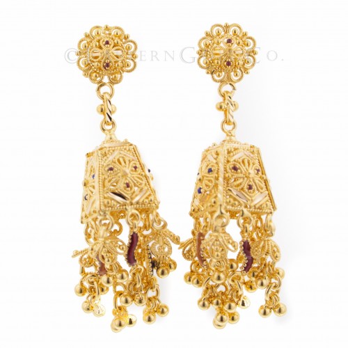 22ct Gold Ladies Earrings