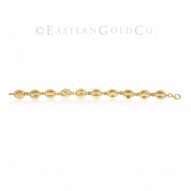 18ct Gold Ladies Wrist Bracelet