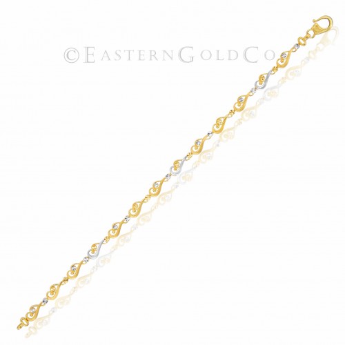 22ct Gold Ladies Wrist Bracelet