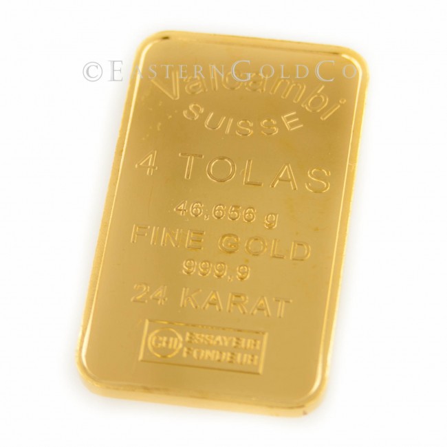 4 Tola Gold Bar