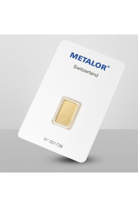 Metalor 2g Minted Gold Bar