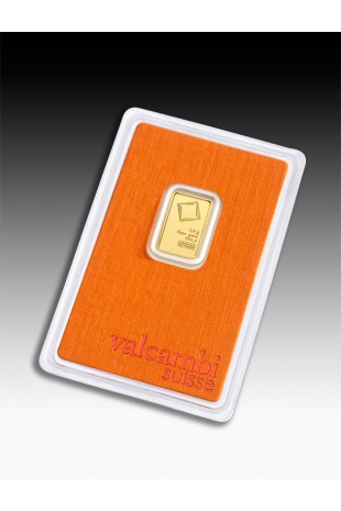 Valcambi 2.5g Minted Gold Bar