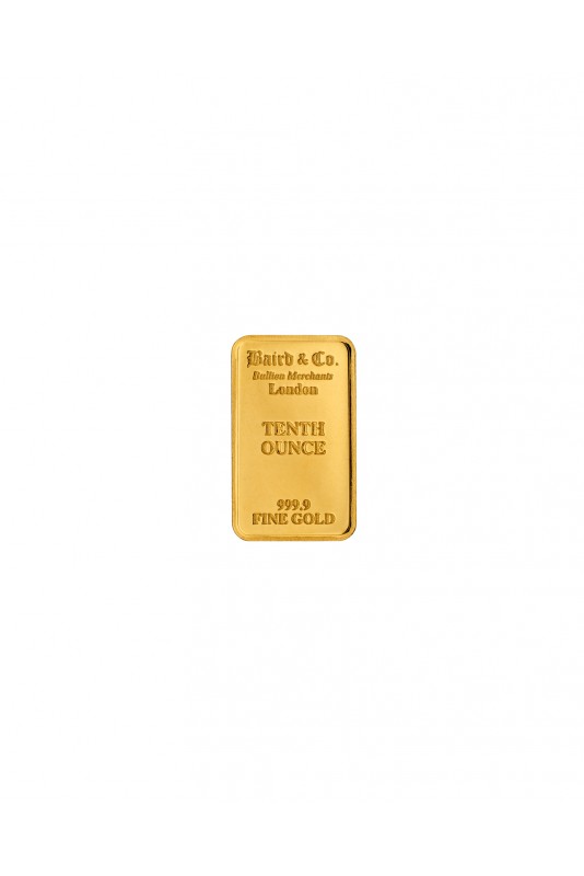 Baird & Co 1/10oz Gold Minted Bar