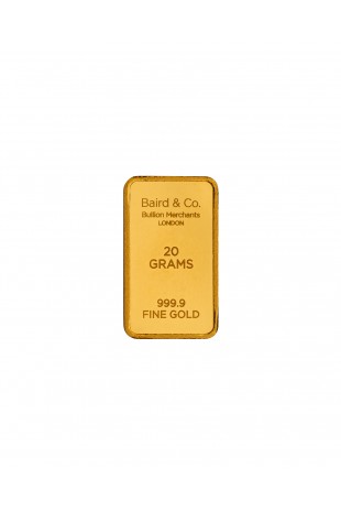 Baird & Co 20g Gold Minted Bar
