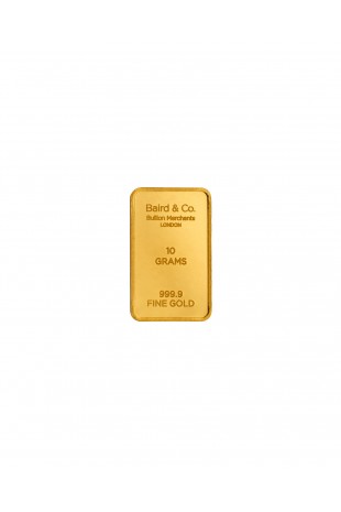 Baird & Co 10g Gold Minted Bar