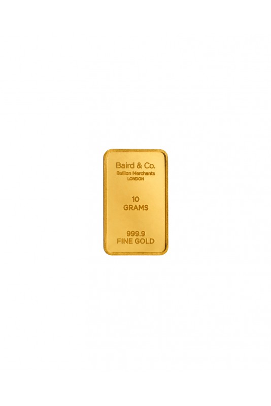 Baird & Co 10g Gold Minted Bar