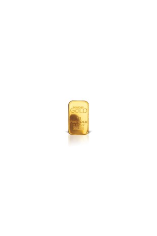 Nadir Metal 1g Minted Gold Au Gram Bar 999.9